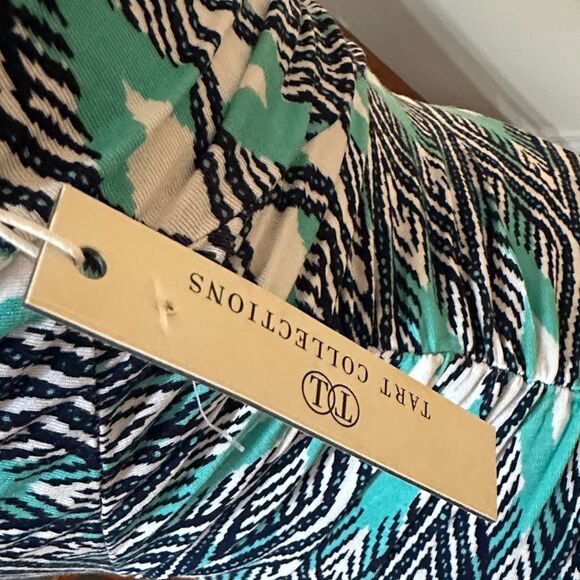 NWT Tart Turquoise/Black Patterned Maxi Dress Size Small - Picture 7 of 7